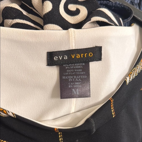 NWOT Elegant Black and Gold Flattering Sheath Sleeveless Dress - Picture 7 of 7